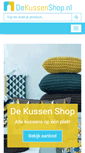 Mobile Screenshot of dekussenshop.nl